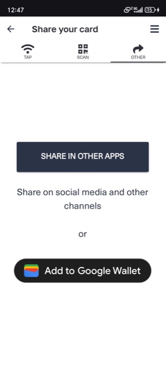 Bitaqa app — add to wallet